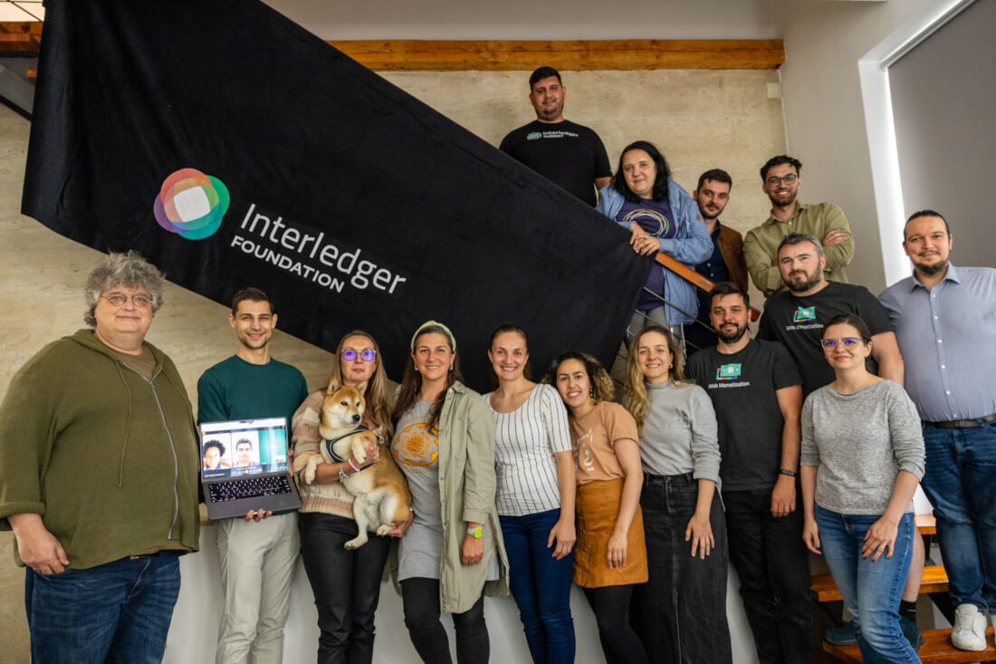 Group photo of the Web Monetization team at the May 2025 work week.